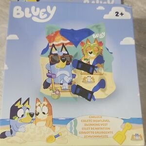 Bluey Kids Swim Vest - Blue
